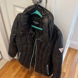 Guess Women’s black jacket size XL